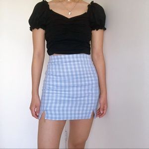 Plaid skirt